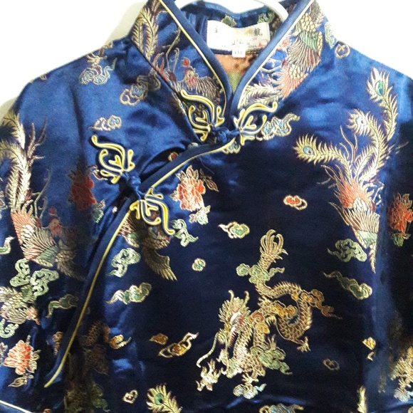 China Classical Satin  Cheongsam Qipao Dress - Picture 3 of 4